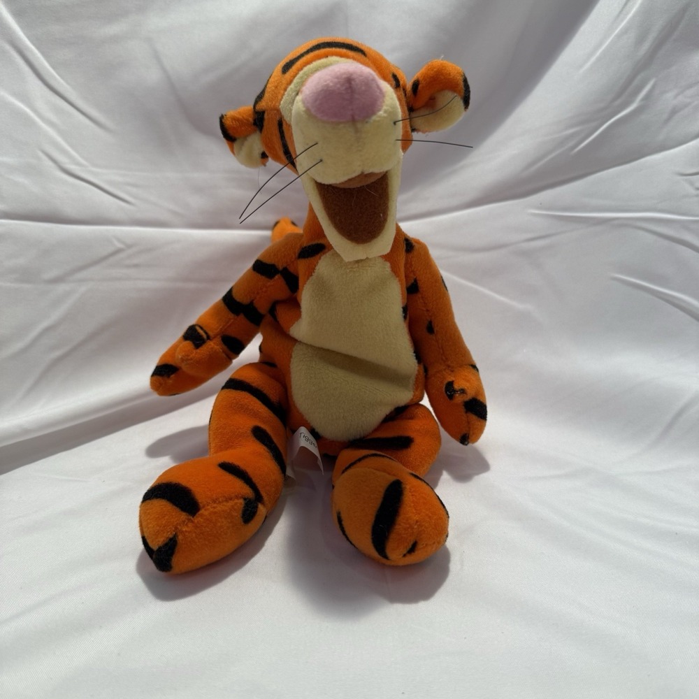 Vintage Walt Disney Winnie The Pooh Tigger 9" Mini Bean Bag Plush